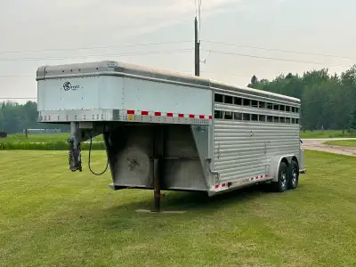 2018 Barrett Livestock Trailer Used for cattle shows and taking cattle to pasture and home for perso...