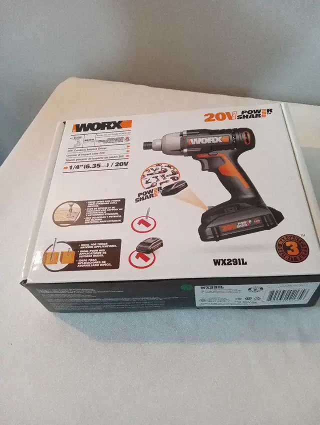 BRAND NEW BY WORX VARIABLE SPEED 20V DRIVER in Power Tools in St. Catharines - Image 2
