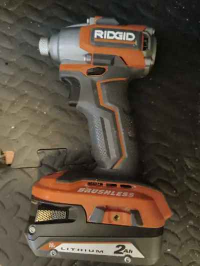 Ridgid Impact Driver with  battery, View more