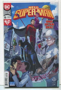 DC UNIVERSE Super-Man #18 End Of An Era! DC Comics PEEPLES VF/NM