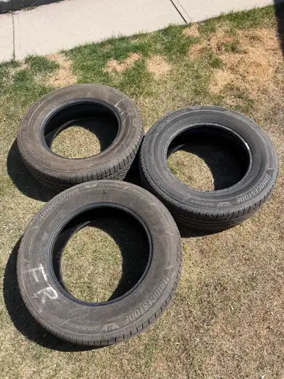 I have 3 Bridgestone Weatherpeak All Weather tires for sale. (4th was found out to have sidewall dam...