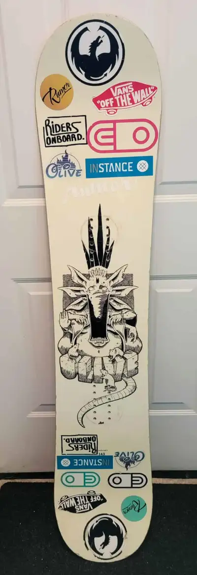 OLIVE Snowboard Sitting Buddha Rat Skateboard Back, View more