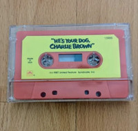 He's Your Dog Charlie Brown Cassette Tape