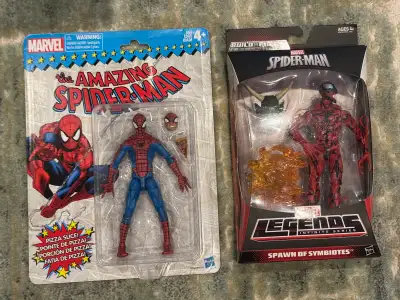 Hasbro Marvel Legends Spider-Man and Carnage Figures, View more