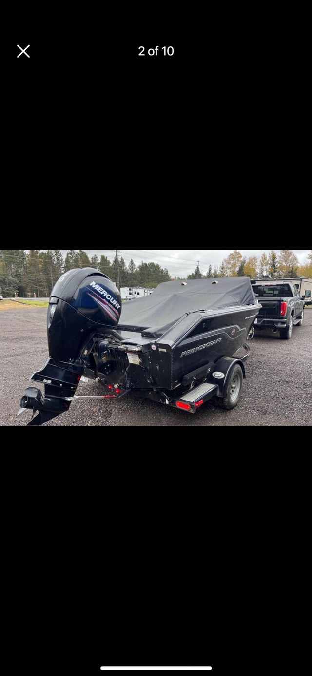 2017 Princecraft Platinum 176SE  c/w Trailer in Powerboats & Motorboats in Thunder Bay - Image 2