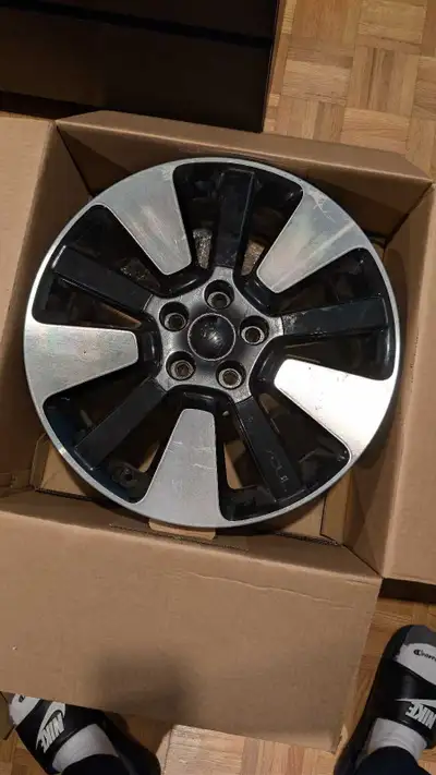 Came off a 2016 Kia Soul SX. OEM Rims Good condition - Some curb rash All 4 rims in boxes and rim co...