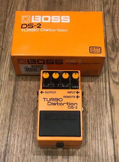 Boss DS2 Turbo Distortion Pedal. Original Box and Manual. Shipping Available