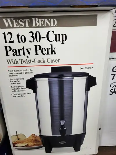 30 Cup Coffee Maker, $15, View more