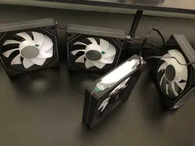 PC FANS ( SAMA SV01 RGB REVERSE FAN), View more