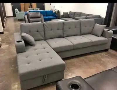 Grey Sectional Sofa, View more