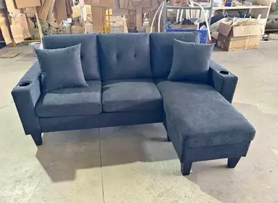 L Shaped Sectional 3 Seater Sofa With Free Delivery, View more