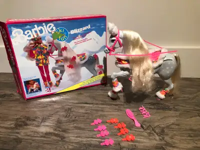 Barbie Cheval Blizzard Ski Fun 1991, View more
