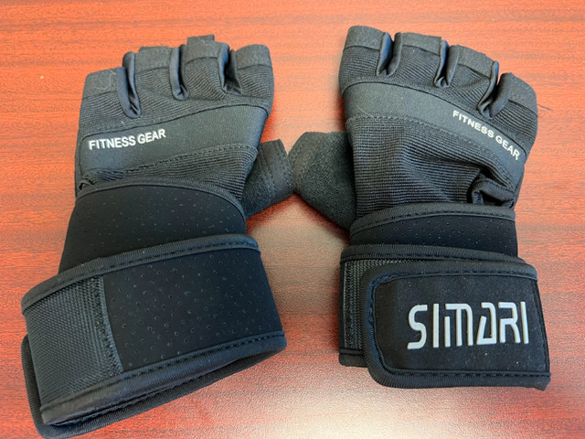 NEW SIMARI Large Workout Weight Lifting Gloves w/ Wrist Support in Exercise Equipment in Edmonton - Image 3