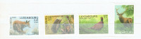 LUXEMBOURG. Set de 4 timbres "Animaux du Pays".