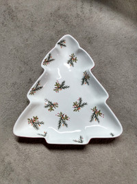 Christmas tree plate