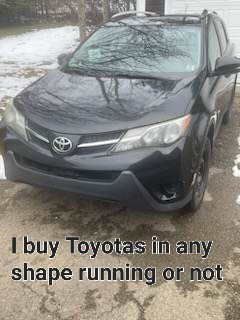 BUYING Toyotas, Kia, Hyundai in any shape, running or not