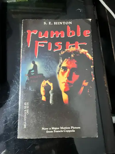 Rumble Fish book  best-selling author of "The Outsiders, EU, View more