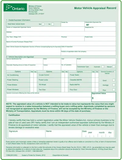 Same-Day Car Appraisal – $75—Toronto, View more
