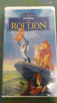 Le Roi Lion Film VHS Collection Chef d'Oeuvre de Walt Disney