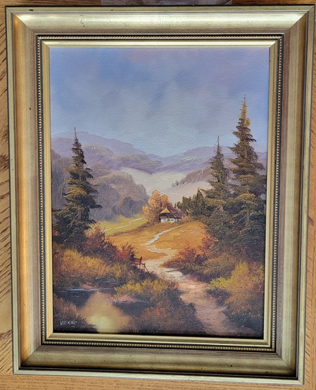 SET OF 4  VERNE OIL PAINTINGS 4 SEASONS in Arts & Collectibles in Sudbury