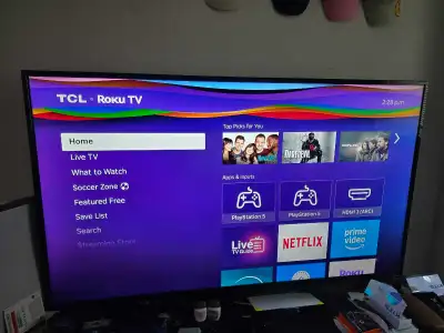 55inch smart TCL TV, View more