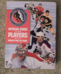 Official Guide to the Players of the Hockey Hall of Fame Book