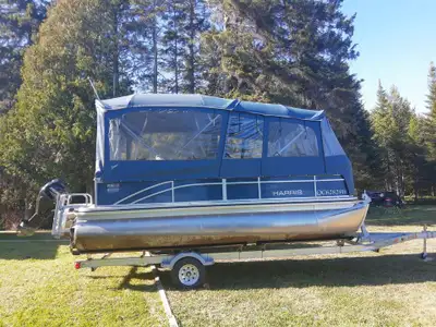 Excellent Condition! Less than 20hrs 2020 Mercury 4 Stroke 25hp ELPT 2019 Galvanized Remeq PSC270G T...