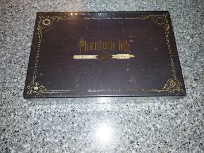 Here's a sealed Phantom Ink board game, this is a party game made by Resonym. The bottom of the box...