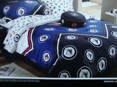 Comforter JETS WINNIPEG DOUILLETTE HOCKEY NHL LIT DOUBLE FULL, View more