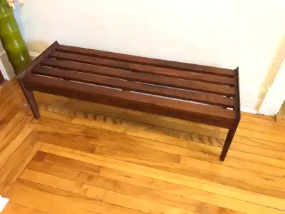 Banc D'entree / Table ** Mid Century ** Entrance Bench / Table, View more