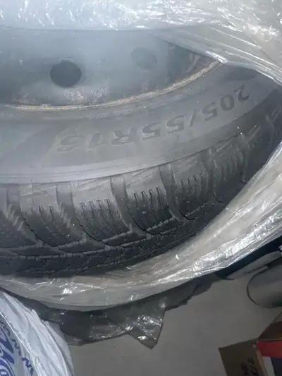 Upgraded to a new car so selling Winter tires GREAT PRICE get them before winter starts won’t last l...