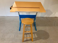 Drafting/Architect/Drawing/Hobby Table and Chair