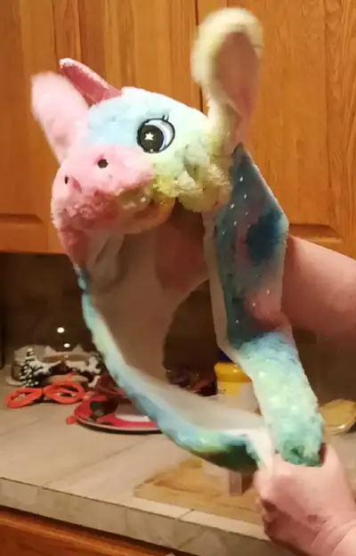 Child's Unicorn winter hat. Bought from Canada Flags & Poles, View more