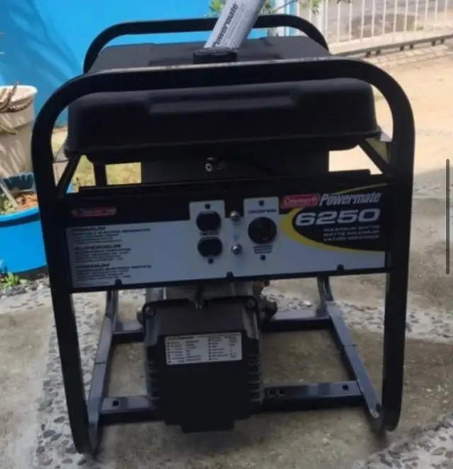 Like New 6250 Watt Generator - Made in USA Coleman Tecumseh Gas in Power Tools in St. Catharines - Image 2