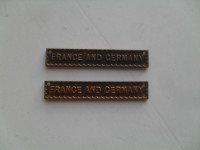 France & Germany Clasps for the Atlantic & ACE stars. 2WW.