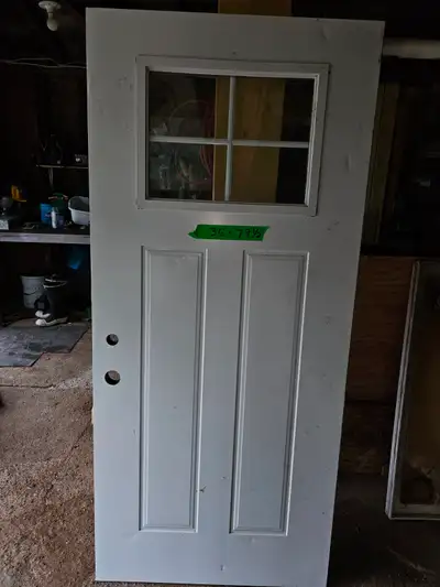 36 x 79 1/2  Steel door, View more