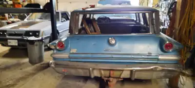 the floor pans Selling my '60 Pontiac wagon project. Due to health issues I will not be able work on...