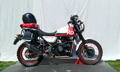 royal enfield himalayan scrambler adv adventure off road dual sport low seat bike purpose street leg...