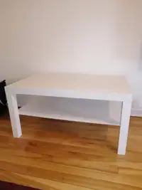 Coffee table (Ikea - LACK), white, 90x55 cm (35x22x18")