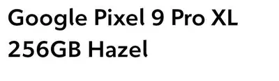 Google Pixel 9 pro XL 256 GB, View more