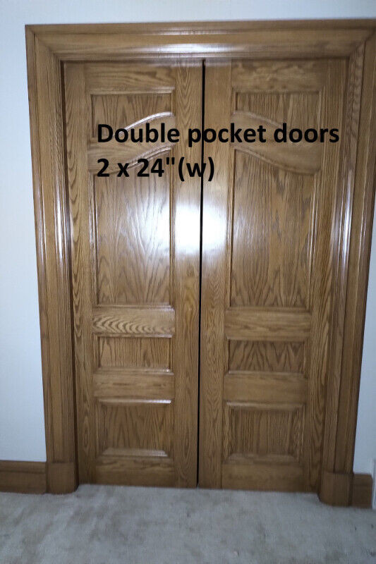 Doors - Indoor, 1 3/4", High End, Oak, Solid Core, 3-Panel in Home Décor & Accents in Markham / York Region - Image 2