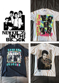 NEW KIDS ON THE BLOCK VINTAGE 80’S T-SHIRTS