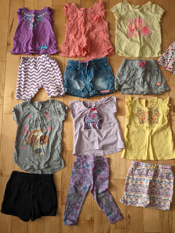 Lot vêtements 18 mois fille été, 16 morceaux dans Vêtements - 18 à 24 mois  à Ville de Montréal - Image 2