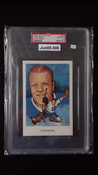 PSA 10 Turk Broda 1983 Hockey Hall of Fame Postcard #G3 Toronto