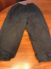 Pantalons en toile doublés grandeur  3 ans X