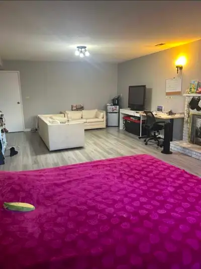 Big room for rent with private bathroom available February 1st No smoking No pets First and last