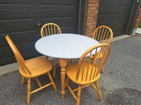 Wooden Table and 4 chairs
