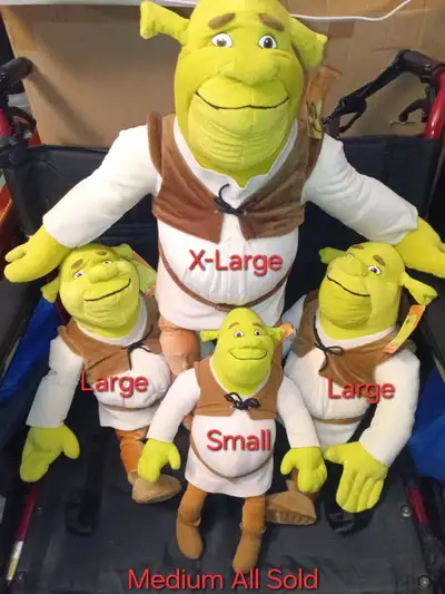 NEW!   Beautiful Shrek Plush, View more