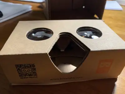 Knoxlabs product Smartphone compatibility Virtual reality cardboard goggles Original packaging Never...