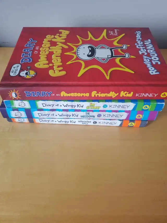 Diary Of A Wimpy Kid and Awesome Friendly Kid Books in Children & Young Adult in Sault Ste. Marie - Image 2